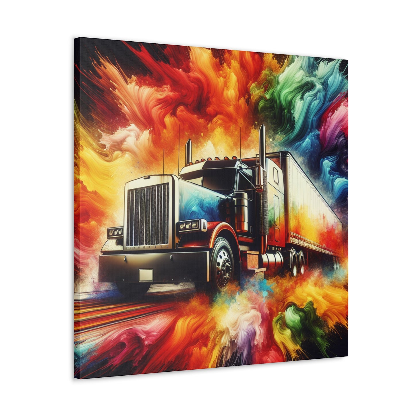 Vintage Truck Canva Painting, Rustic Home Decor, Wall Art, Gift for Truck Lovers, Car Enthusiast, Unique Prime Quality, Fast Delivery