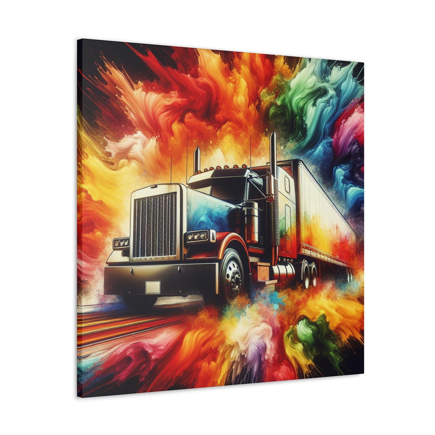 Vintage Truck Canva Painting, Rustic Home Decor, Wall Art, Gift for Truck Lovers, Car Enthusiast, Unique Prime Quality, Fast Delivery