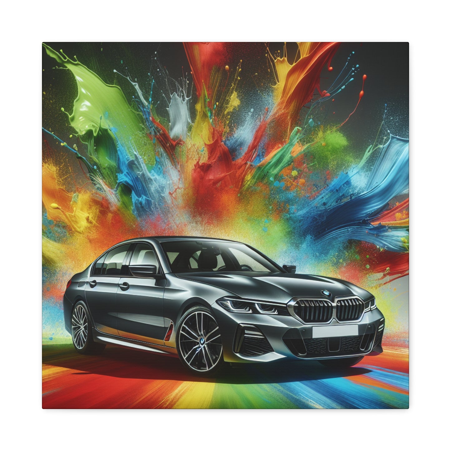 BMW Wall Art Canva Painting, Luxurious Car Home Decor, Unique Present for Car Enthusiast, Quality Print, Vibrant Colors, Easy Installation
