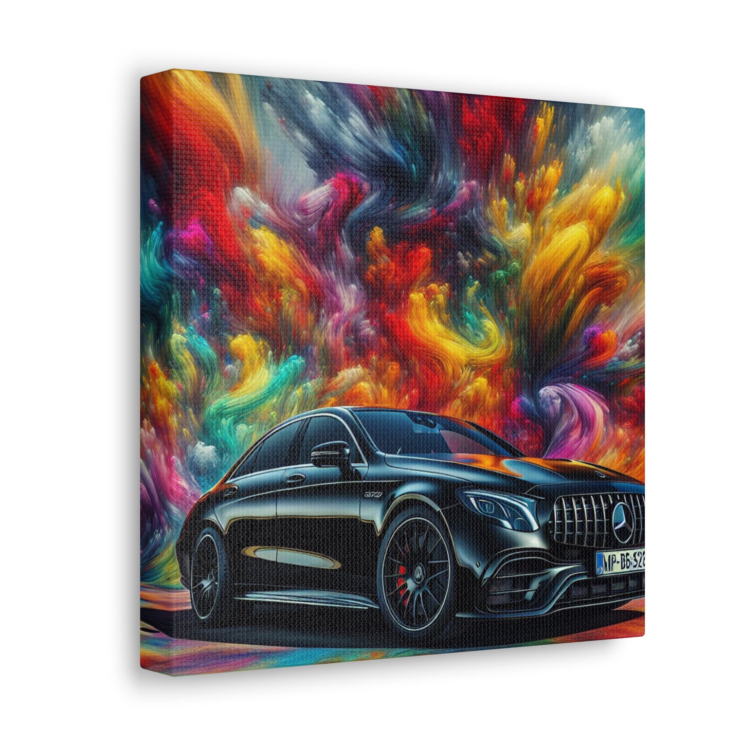 Mercedes AMG Wall Art Canva Painting - Luxurious Car Décor, Unique Gift for Car Enthusiasts and Mercedes Lovers, High-Quality Print