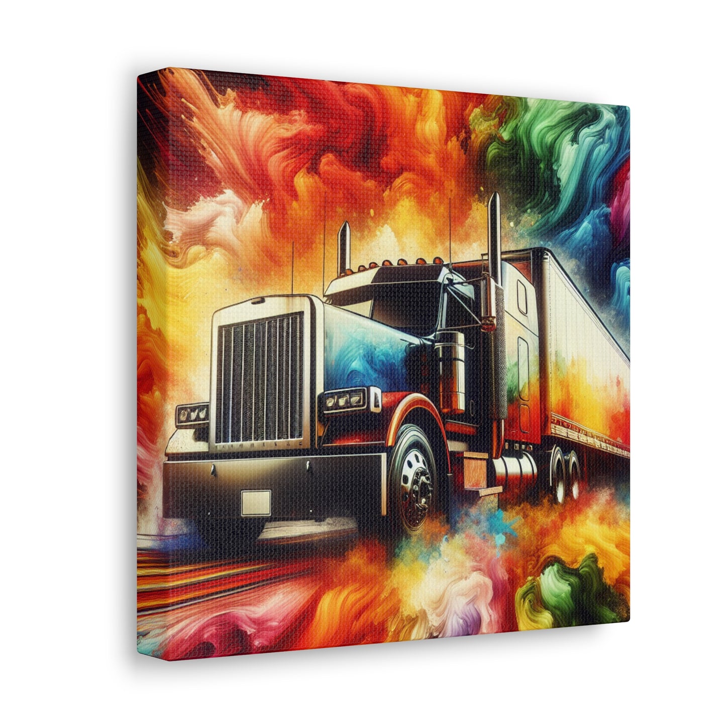 Vintage Truck Canva Painting, Rustic Home Decor, Wall Art, Gift for Truck Lovers, Car Enthusiast, Unique Prime Quality, Fast Delivery