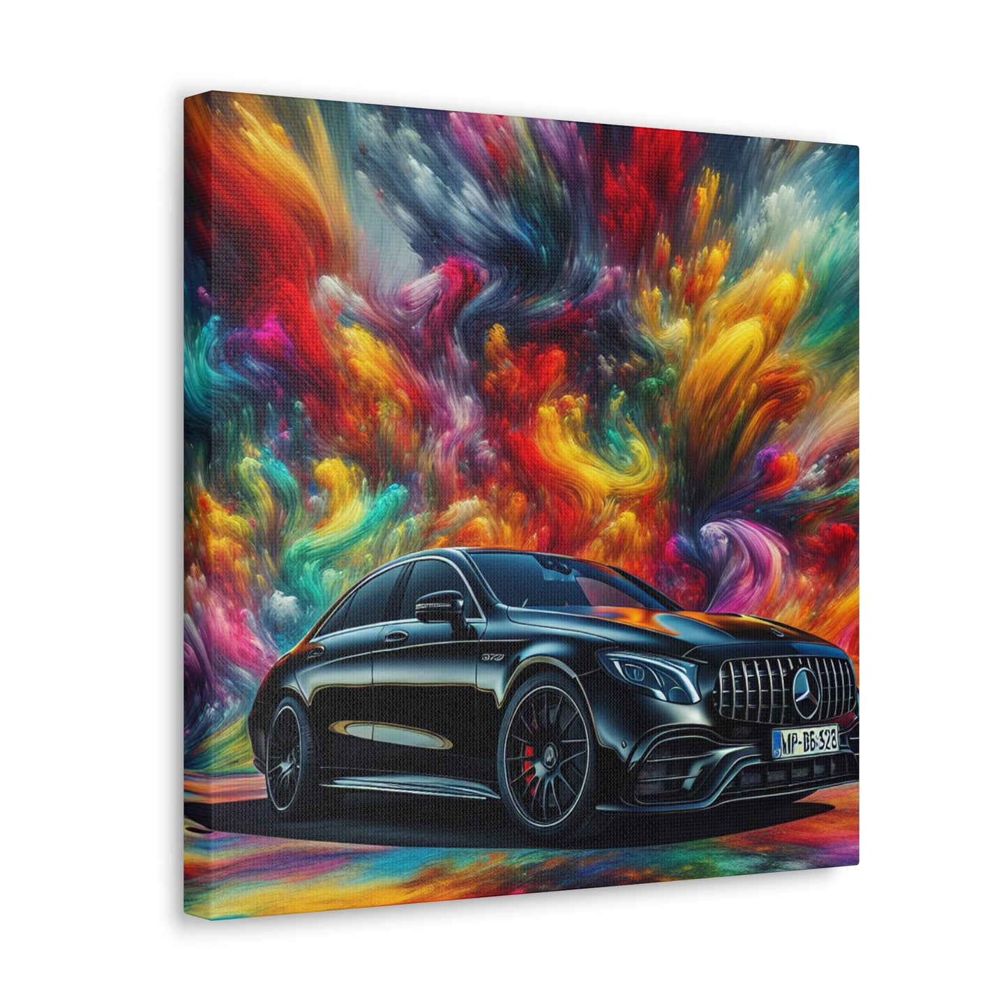 Mercedes AMG Wall Art Canva Painting - Luxurious Car Décor, Unique Gift for Car Enthusiasts and Mercedes Lovers, High-Quality Print