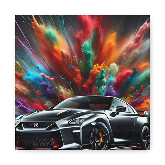 Stunning Nissan GT-R Wall Art Canva Painting - Perfect Home Decor - Ideal for Car Lovers and Collectors