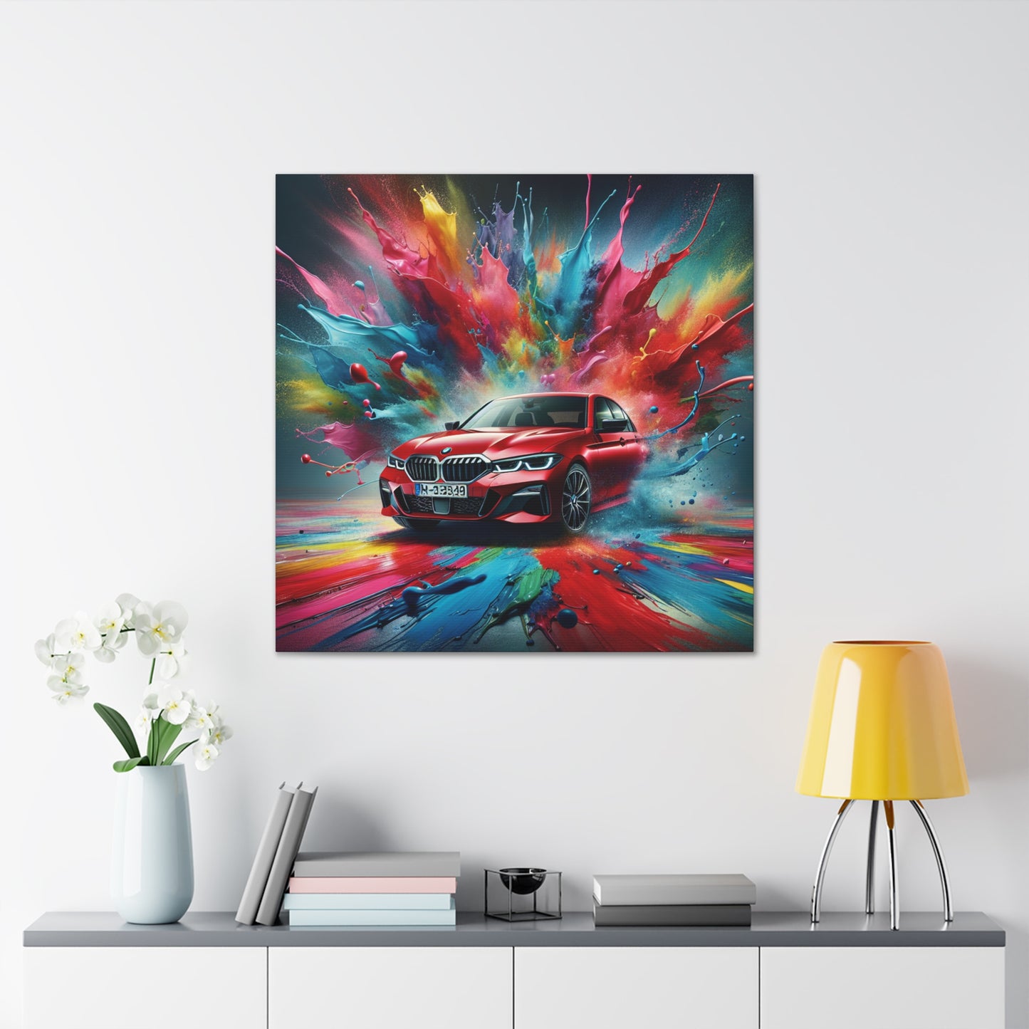 BMW Car Wall Art, Luxury Vehicle Canva Painting, Stylish Home Decor, Modern Artwork, Car Enthusiast, Collector, BMW Lover Gift, High Quality Print
