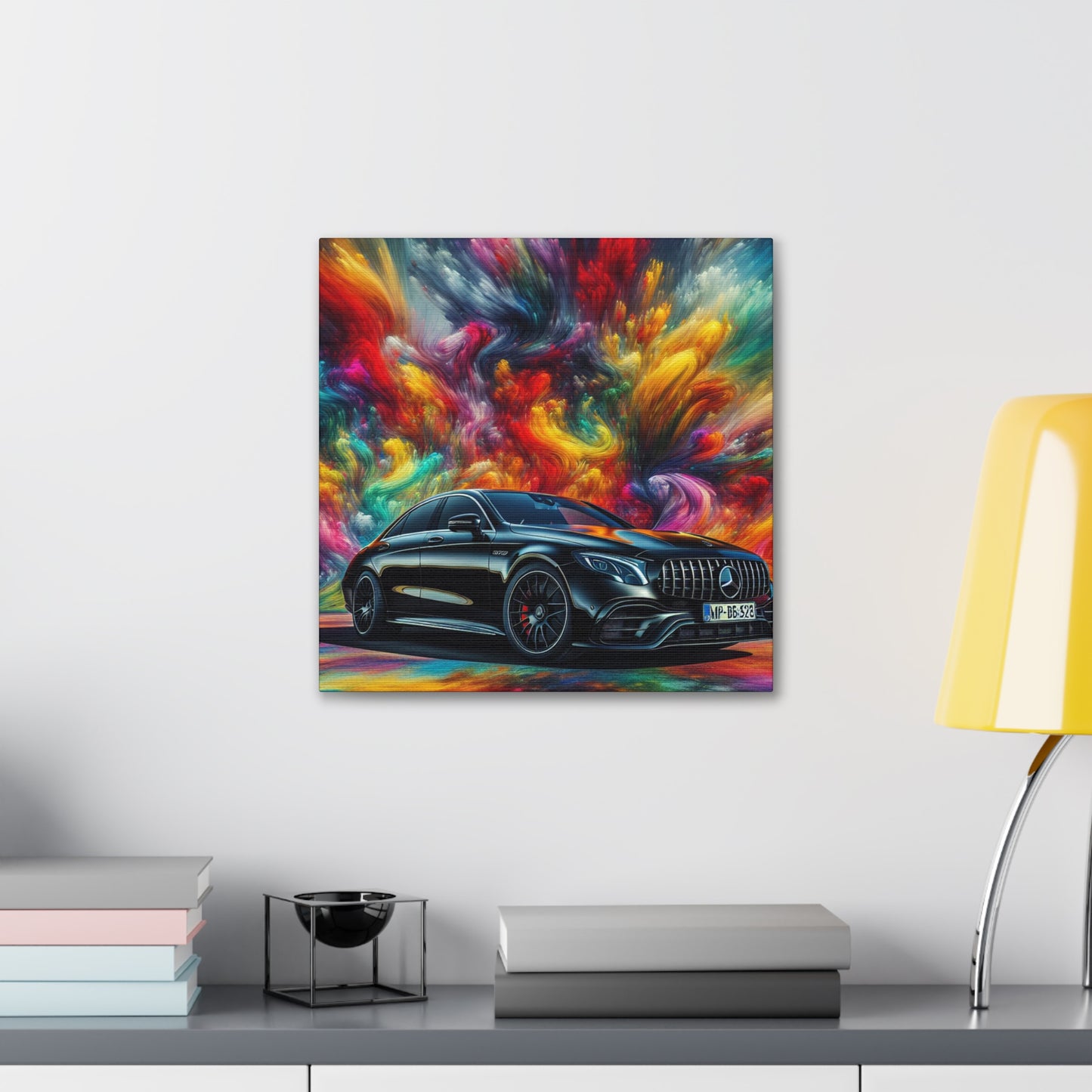 Mercedes AMG Wall Art Canva Painting - Luxurious Car Décor, Unique Gift for Car Enthusiasts and Mercedes Lovers, High-Quality Print