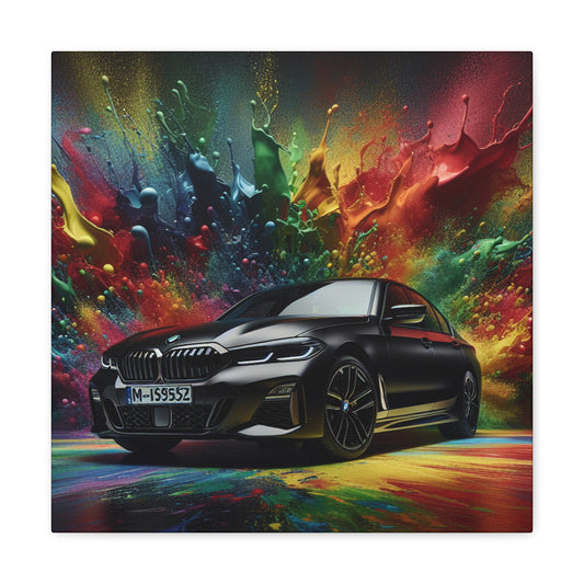 BMW Luxury Car Wall Art, Canva Painting, Home Decor, Gift for Car Enthusiasts and BMW Lovers, Office Decoration, Automotive Artwork