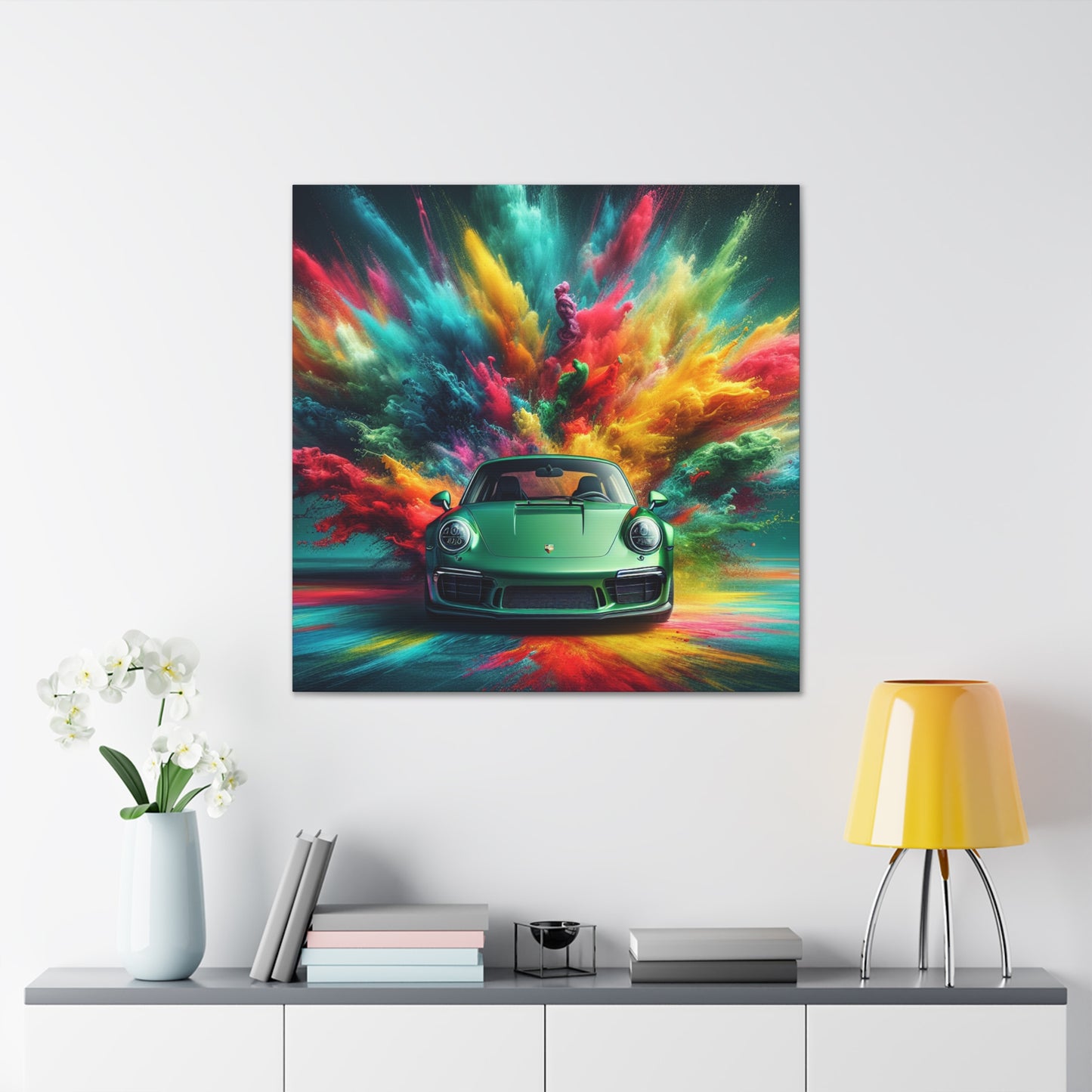 Porsche 911 Wall Art | High Quality Canva Print | Perfect Gift for Car Lovers | Man Cave Decor | Exclusive Home and Office Decoration