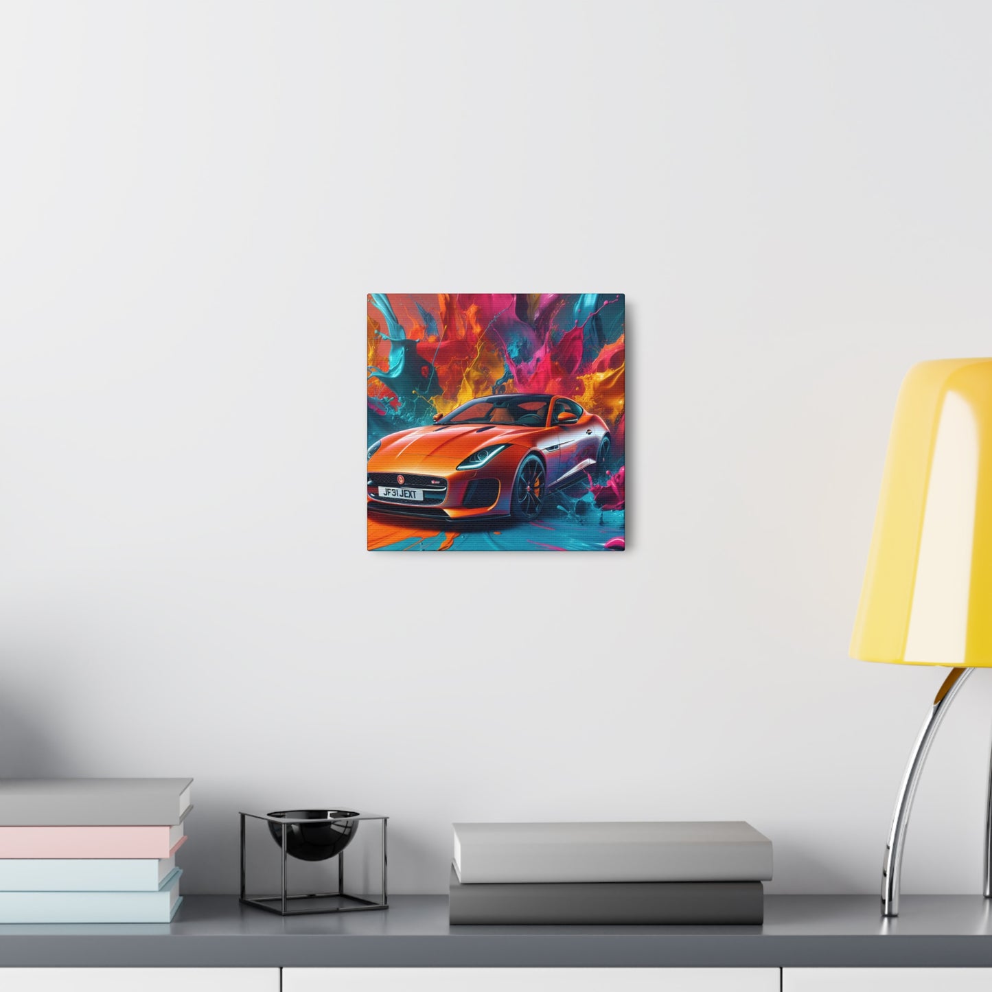 Jaguar F-Type Canva Painting - Wall Art, Home Decor, Unique Gift, Exclusive Car Art, High Quality Print, Automobile Enthusiast, Collector's Item