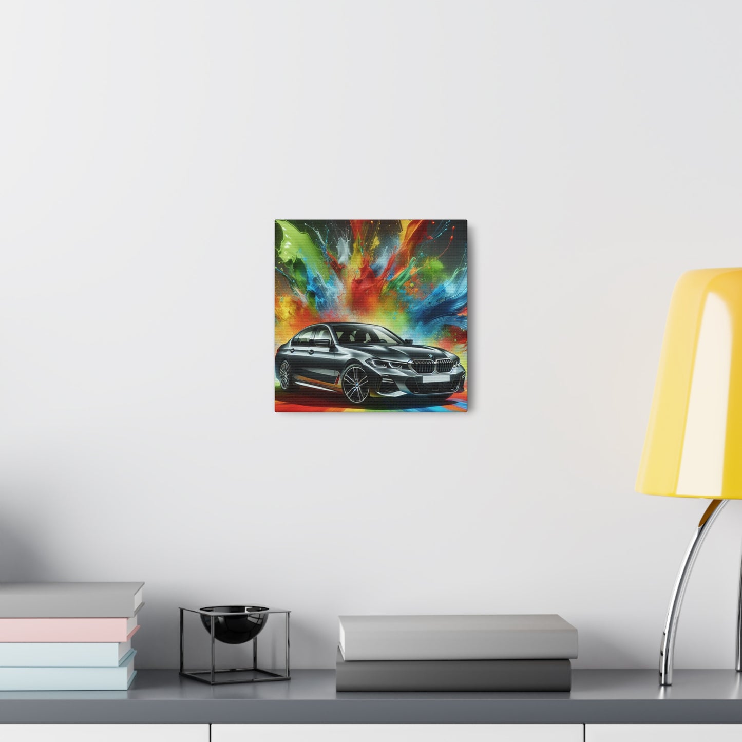 BMW Wall Art Canva Painting, Luxurious Car Home Decor, Unique Present for Car Enthusiast, Quality Print, Vibrant Colors, Easy Installation