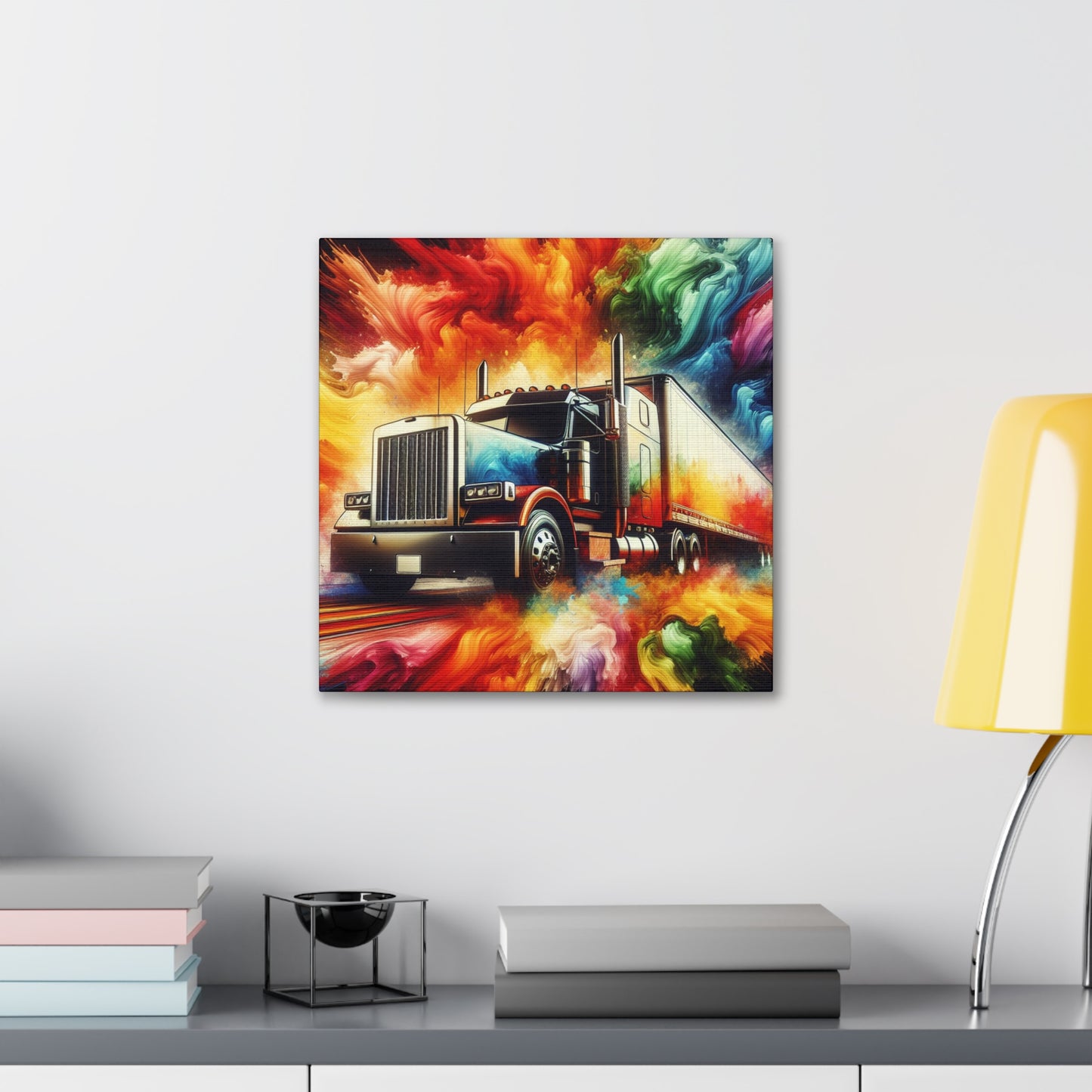 Vintage Truck Canva Painting, Rustic Home Decor, Wall Art, Gift for Truck Lovers, Car Enthusiast, Unique Prime Quality, Fast Delivery