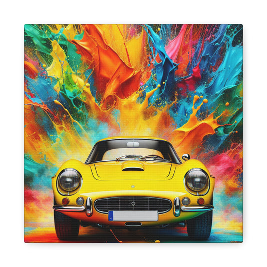 Porsche 911 Car Canva Painting - Premium Wall Art, Home Decor, Modern Vintage, Perfect Gift for Car Lovers, and Porsche Enthusiasts