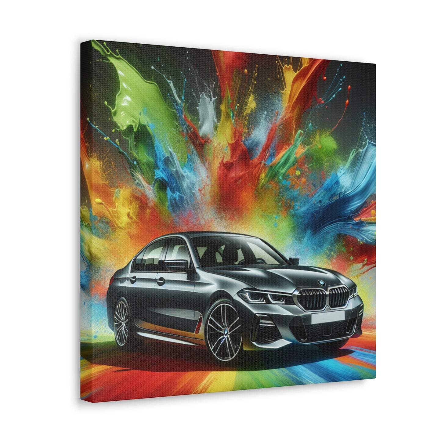 BMW Wall Art Canva Painting, Luxurious Car Home Decor, Unique Present for Car Enthusiast, Quality Print, Vibrant Colors, Easy Installation