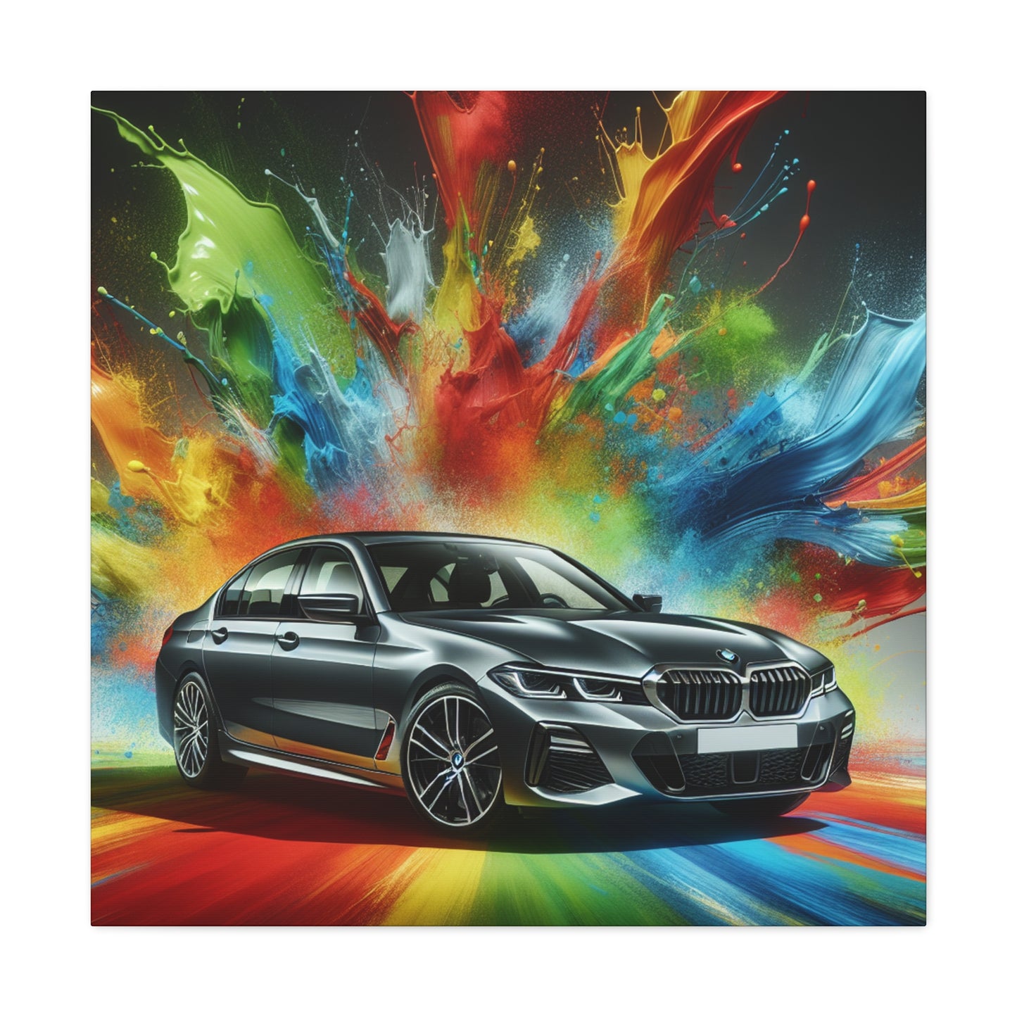 BMW Wall Art Canva Painting, Luxurious Car Home Decor, Unique Present for Car Enthusiast, Quality Print, Vibrant Colors, Easy Installation