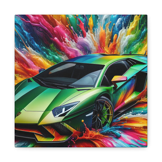 Lamborghini Aventador Canva Painting, Luxury Car Wall Art, Automotive Decor, Exotic Vehicle Print, Gift for Car Enthusiasts and Collectors