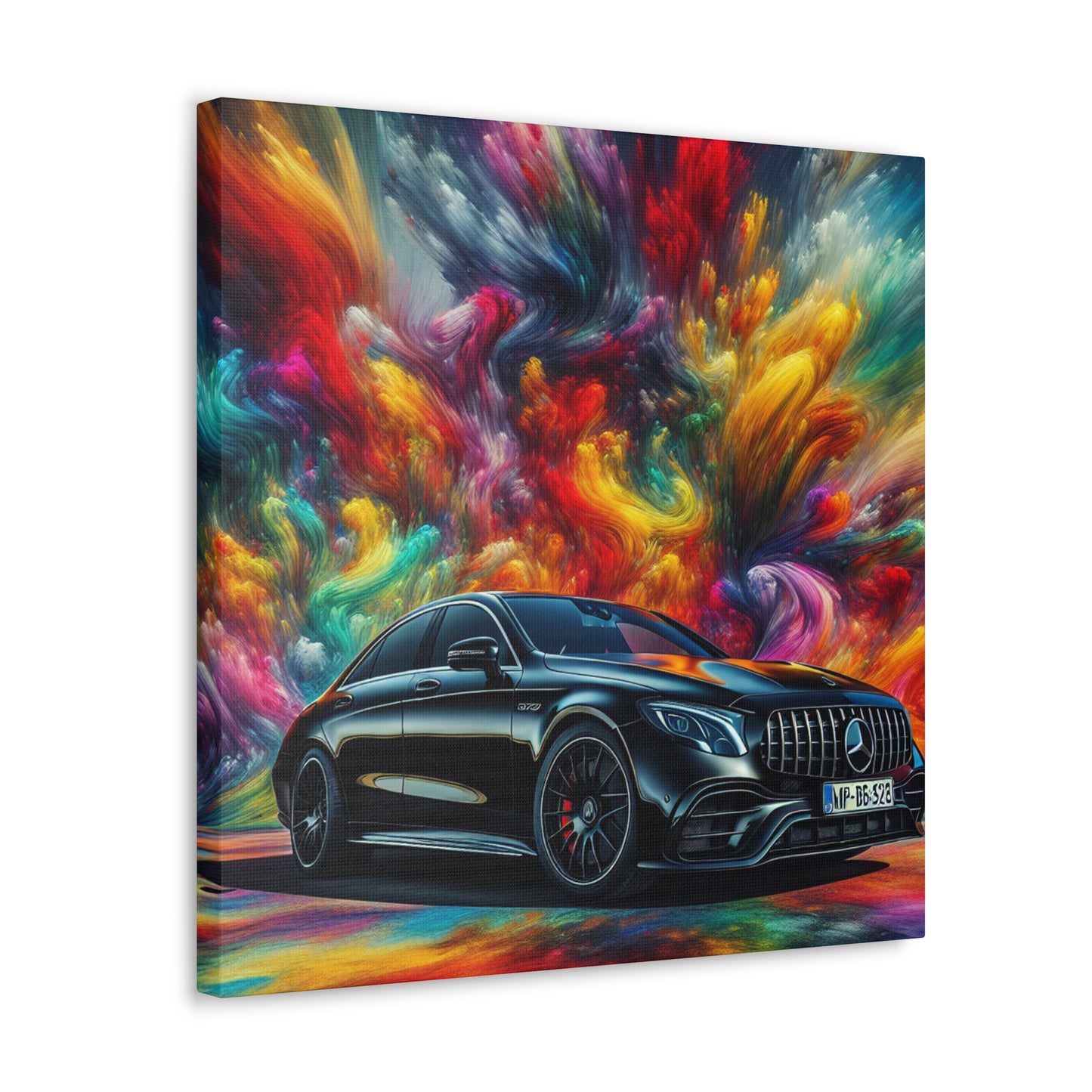 Mercedes AMG Wall Art Canva Painting - Luxurious Car Décor, Unique Gift for Car Enthusiasts and Mercedes Lovers, High-Quality Print