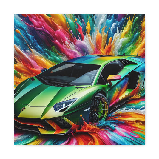 Lamborghini Aventador Canva Painting, Luxury Car Wall Art, Automotive Decor, Exotic Vehicle Print, Gift for Car Enthusiasts and Collectors