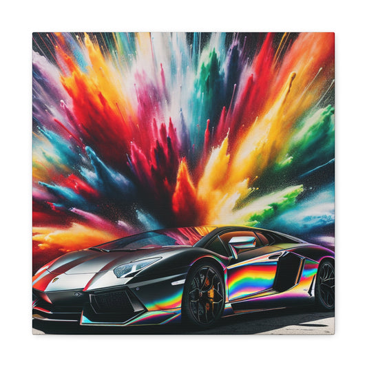 Lamborghini Aventador Canva Painting, Large Wall Art, Luxury Car Artwork, Modern Home Decor, Unique Gift for Car Lovers and Enthusiasts