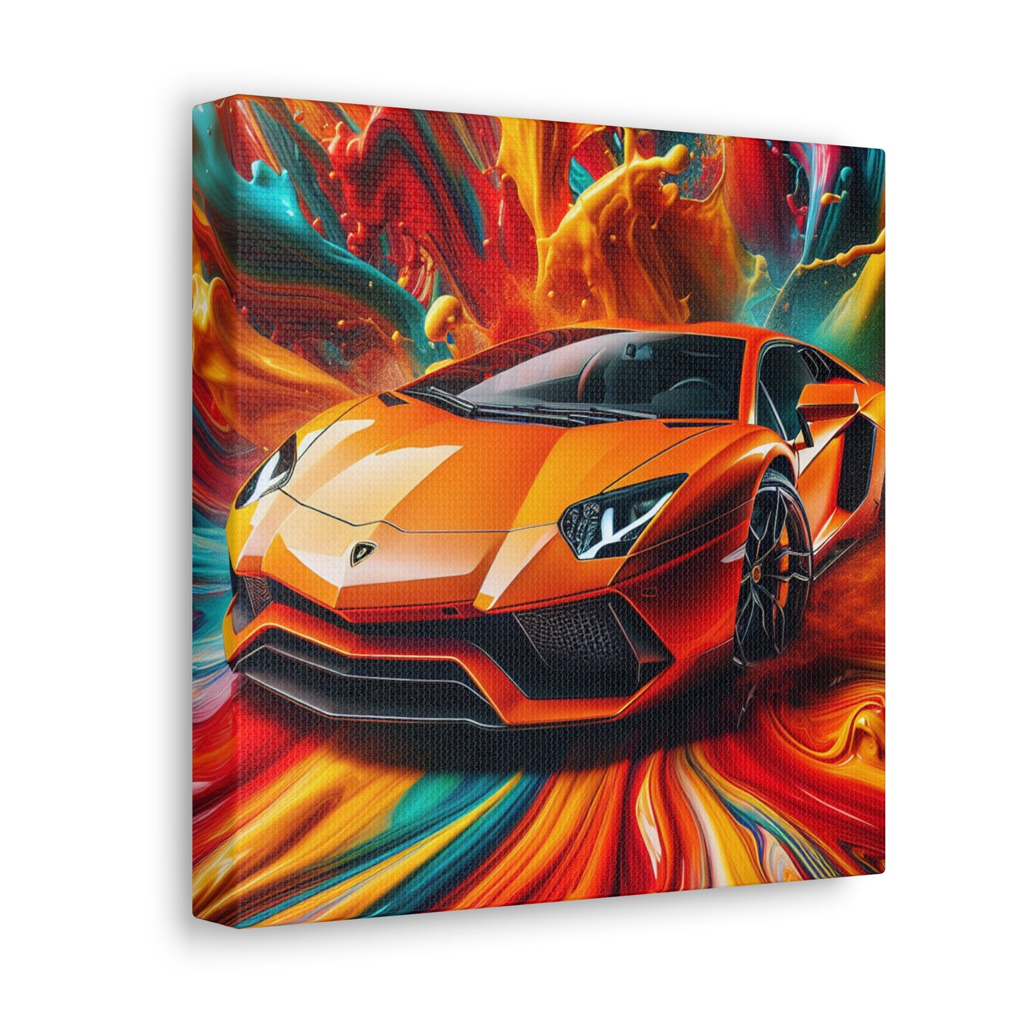 Lamborghini Aventador Wall Art, High-End Luxury Car Canva Painting, Home Decor, Perfect Gift for Car Enthusiasts and Collectors