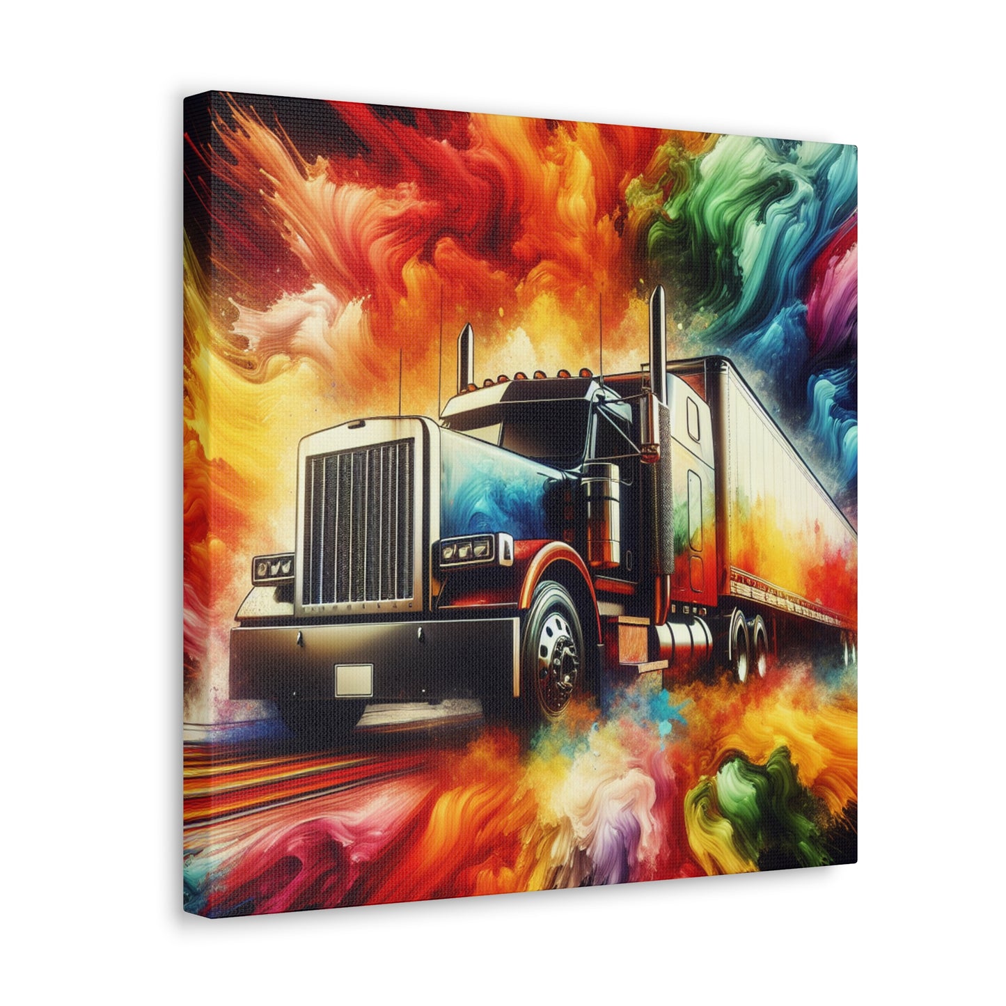 Vintage Truck Canva Painting, Rustic Home Decor, Wall Art, Gift for Truck Lovers, Car Enthusiast, Unique Prime Quality, Fast Delivery