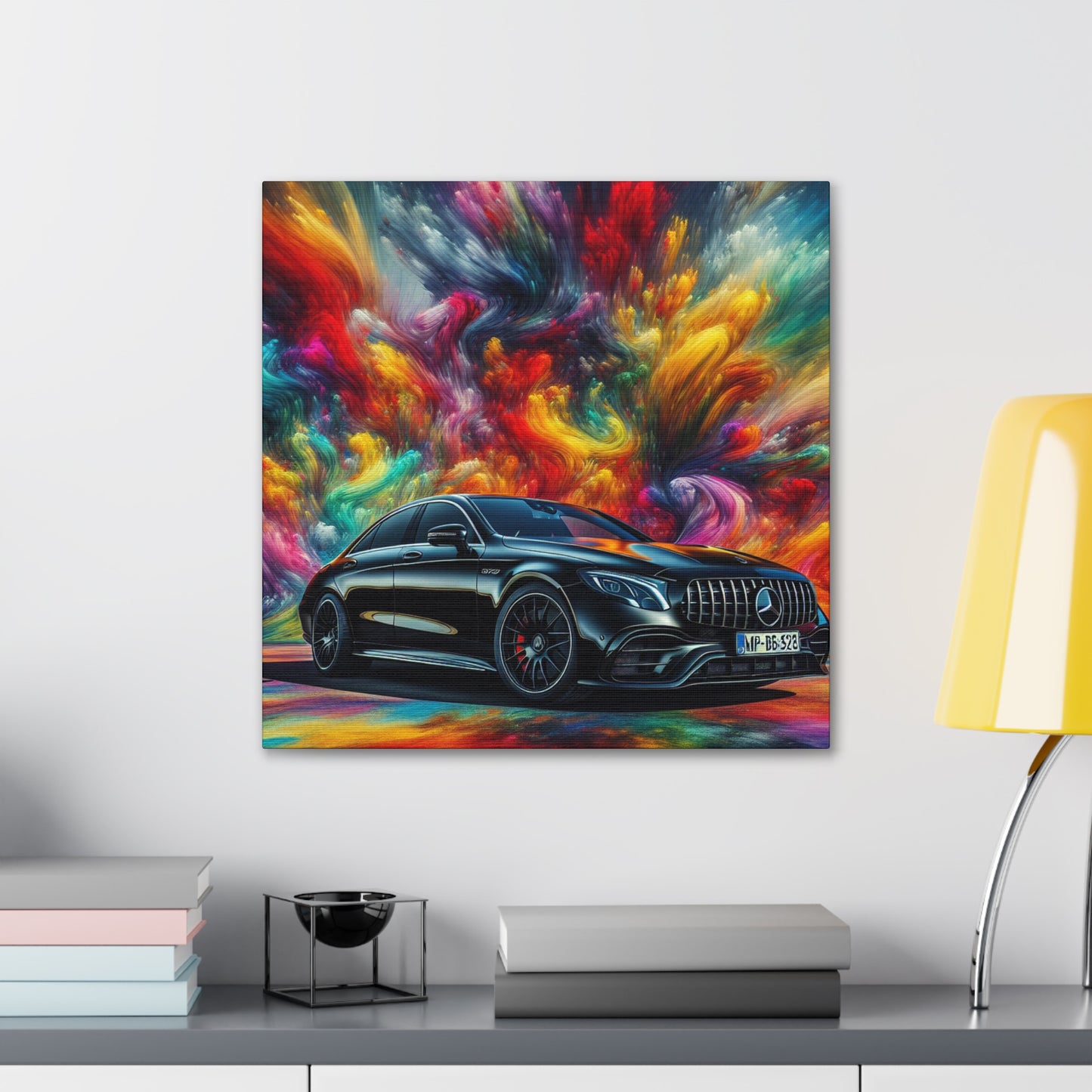 Mercedes AMG Wall Art Canva Painting - Luxurious Car Décor, Unique Gift for Car Enthusiasts and Mercedes Lovers, High-Quality Print