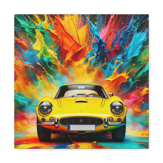 Porsche 911 Car Canva Painting - Premium Wall Art, Home Decor, Modern Vintage, Perfect Gift for Car Lovers, and Porsche Enthusiasts