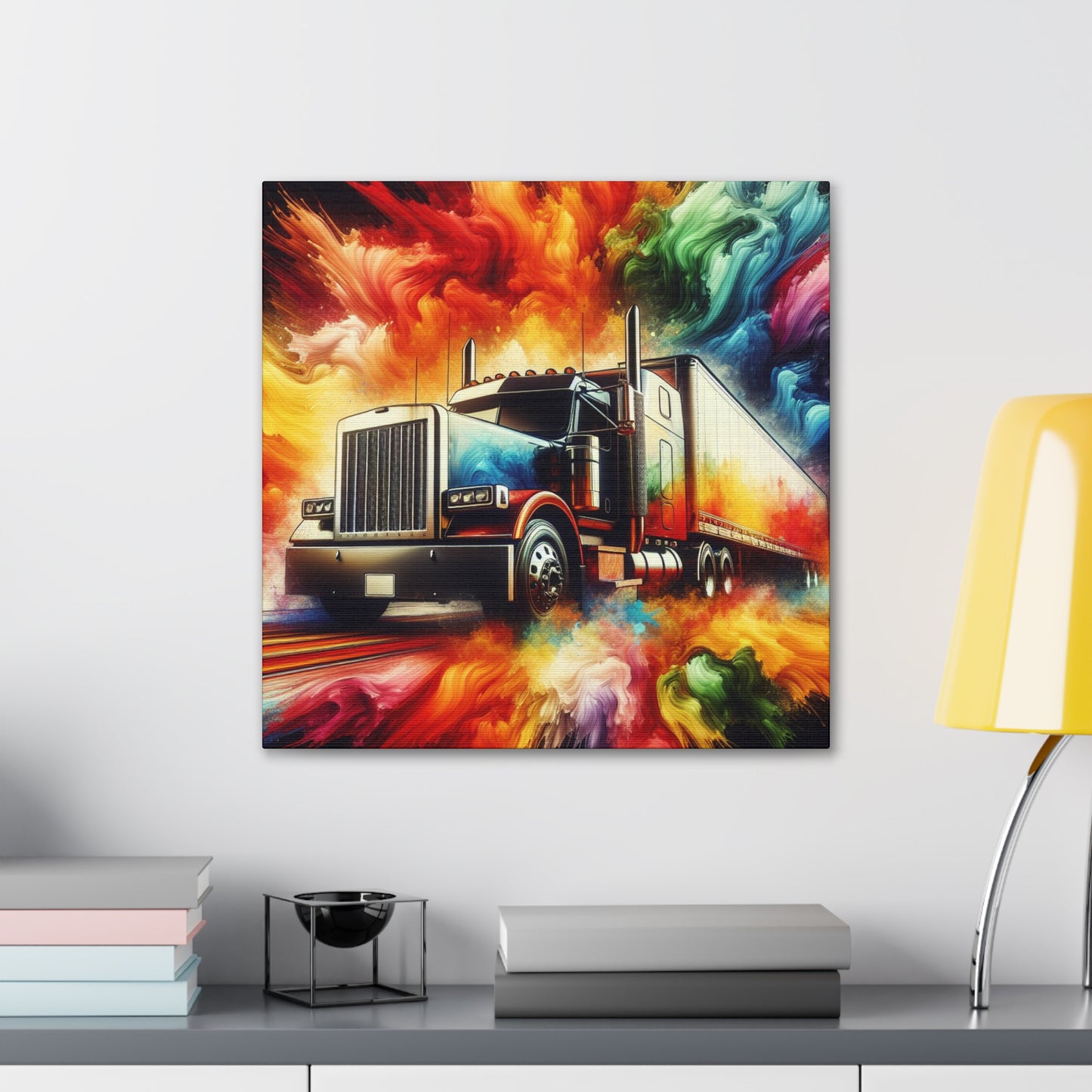 Vintage Truck Canva Painting, Rustic Home Decor, Wall Art, Gift for Truck Lovers, Car Enthusiast, Unique Prime Quality, Fast Delivery
