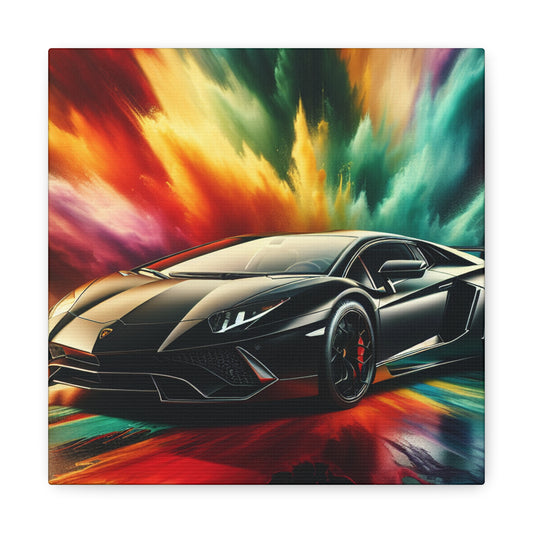 Lamborghini Aventador Canva Painting - Luxury Super Car Wall Art - Perfect For Car Lovers, Home Decor, Man Cave, Office Decorations