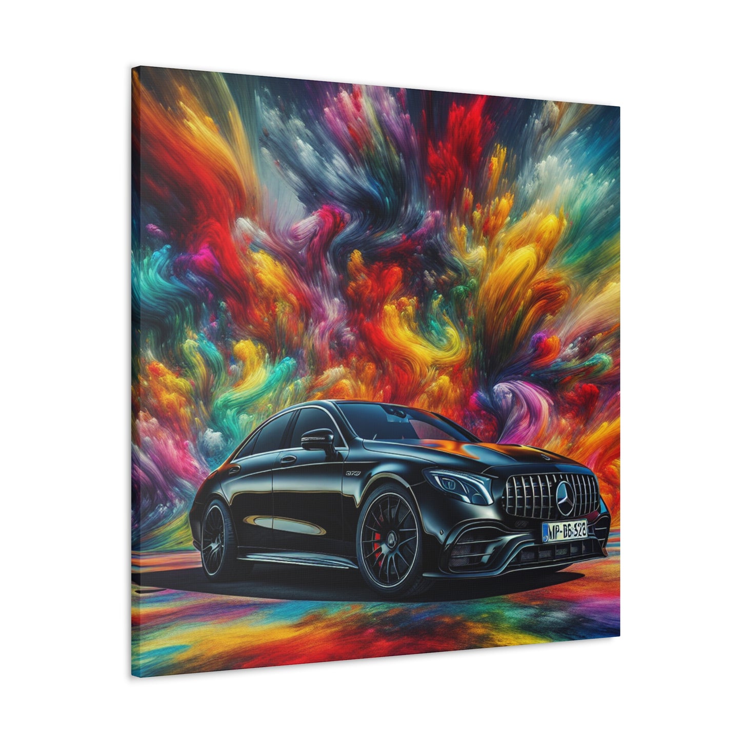 Mercedes AMG Wall Art Canva Painting - Luxurious Car Décor, Unique Gift for Car Enthusiasts and Mercedes Lovers, High-Quality Print