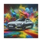 Audi A5 Car Canva Painting, Sports Car Wall Art, Luxury Vehicle Home Decor, Ideal Gift for Car Lovers, Auto Enthusiast Wall Decoration