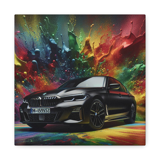 BMW Luxury Car Wall Art, Canva Painting, Home Decor, Gift for Car Enthusiasts and BMW Lovers, Office Decoration, Automotive Artwork