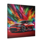 Vintage Dodge Charger Wall Art, Classic Car Canvas Painting, Automobile Decor, Perfect Gift for Car Enthusiasts and Collector's Item