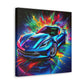 Chevrolet Corvette Canva Painting, Classic Car Wall Art, Vintage Corvette Home Decor, Car Enthusiast Gift, Man Cave Accessory