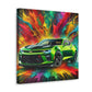Chevrolet Camaro Artwork - Canva Painting, Wall Decor, Vintage Car Prints, Automotive Decor, Classic Car Lover - Ideal Gift for Car Enthusiasts