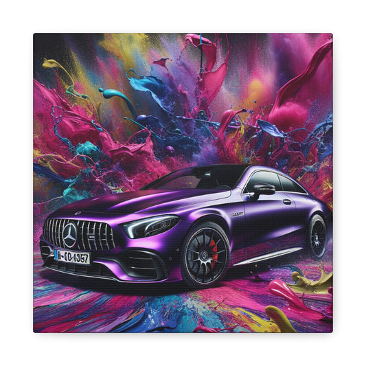 Mercedes AMG Canva Artwork, Luxury Car Painting, Wall Decor, Perfect for Garage and Man Cave, Automotive Lovers Gift