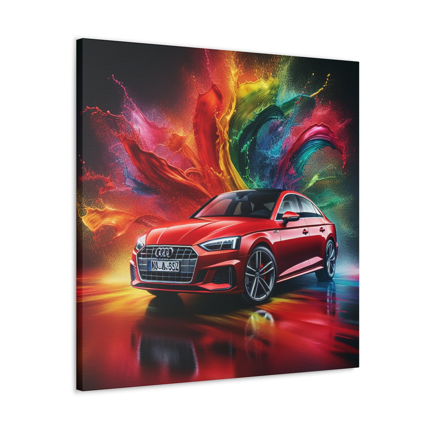 Audi A5 Premium Canva Artwork - Perfect for Home Decor, Car Enthusiasts, and Modern Wall Art Gifts