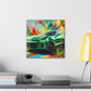 Chevrolet Camaro Painting, Car Wall Art, Automotive Decor, Canva Print, Home Decor, Gift for Car Lovers, Garage Art, Classic Car Illustration