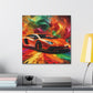 Lamborghini Aventador Canva Painting - Wall Art for Car Lovers and Auto Enthusiasts, Luxury Sports Car Home Decor