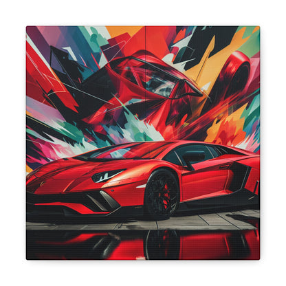 Lamborghini Aventador Canvas Art, Luxury Car Wall Decor, High Quality Print, Handmade Sports Car Painting, Exotic Supercar Gift for Men