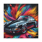 Porsche 911 Canva Painting, High Quality, Hand-painted, Luxurious Home Decor, Perfect Gift for Car & Art Lovers, Ready to Hang Wall Art