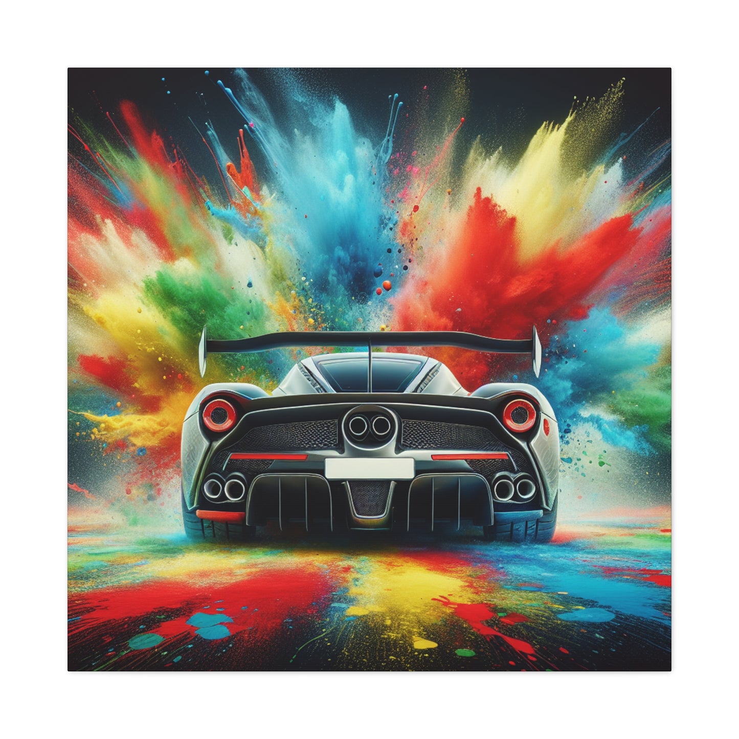 Nissan GT-R Canva Painting, Luxury Sports Car Wall Art, High-Quality Home Decor, Perfect Gift for Car Lovers and Enthusiasts