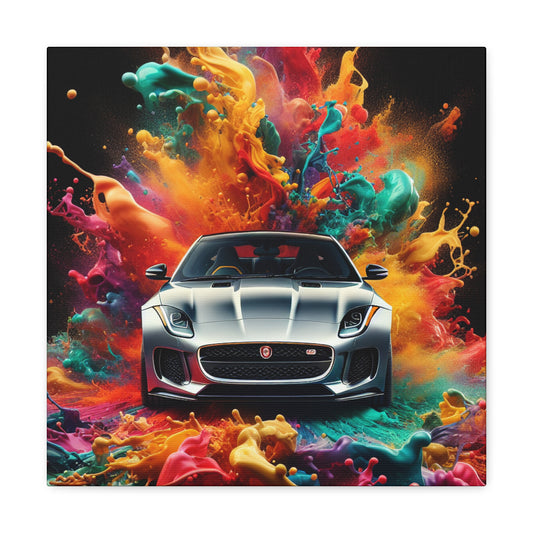 Jaguar F-Type Canva Painting - Unique Premium Quality Home Wall Decor, Car Enthusiast Gift, High-Resolution Print Artwork