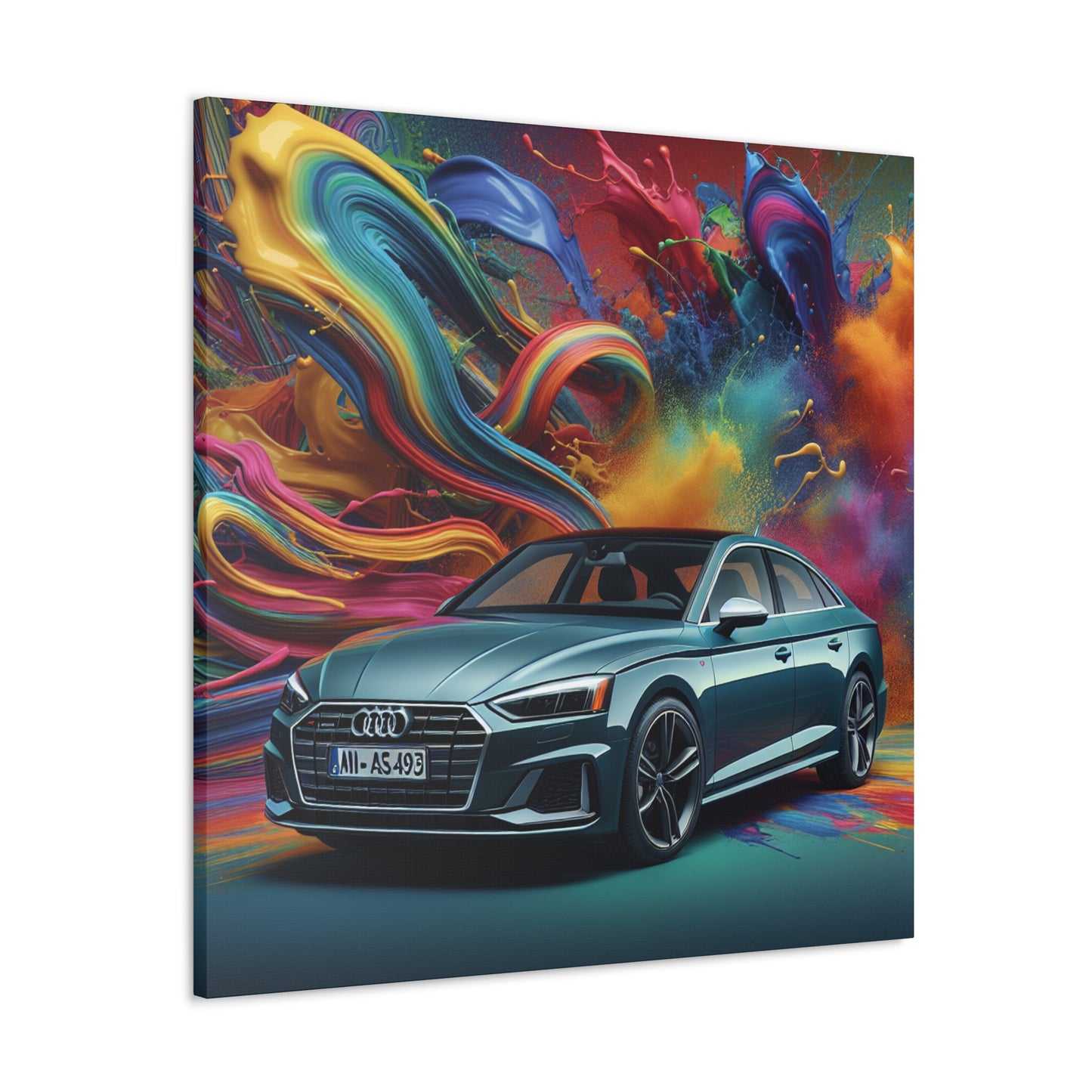 Audi A5 Car Artwork, High-Resolution Canva Print, Luxury Car Wall Decor, Perfect Gift for Car Enthusiast and Audi Lovers