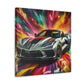 Chevrolet Corvette Canva Wall Art - Rustic Home Decor, Car Lover Gift, Unique Anniversary or Birthday Present, Auto Garage Decoration