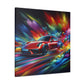 Porsche 911 Wall Art Canva - Luxury Car Painting, Automotive Home Decor, Framed Car enthusiast gift