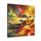 Porsche 911 Canva Painting, Premium Quality Wall Art, Luxury Car Enthusiast Decor, Classic Automobile Artwork, and Collector's Ideal Gift