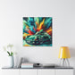 Classic Porsche 911 Art, Luxurious Vintage Car Wall Decor, Premium Quality Canva Painting, Perfect Gift for Car and Art Enthusiasts