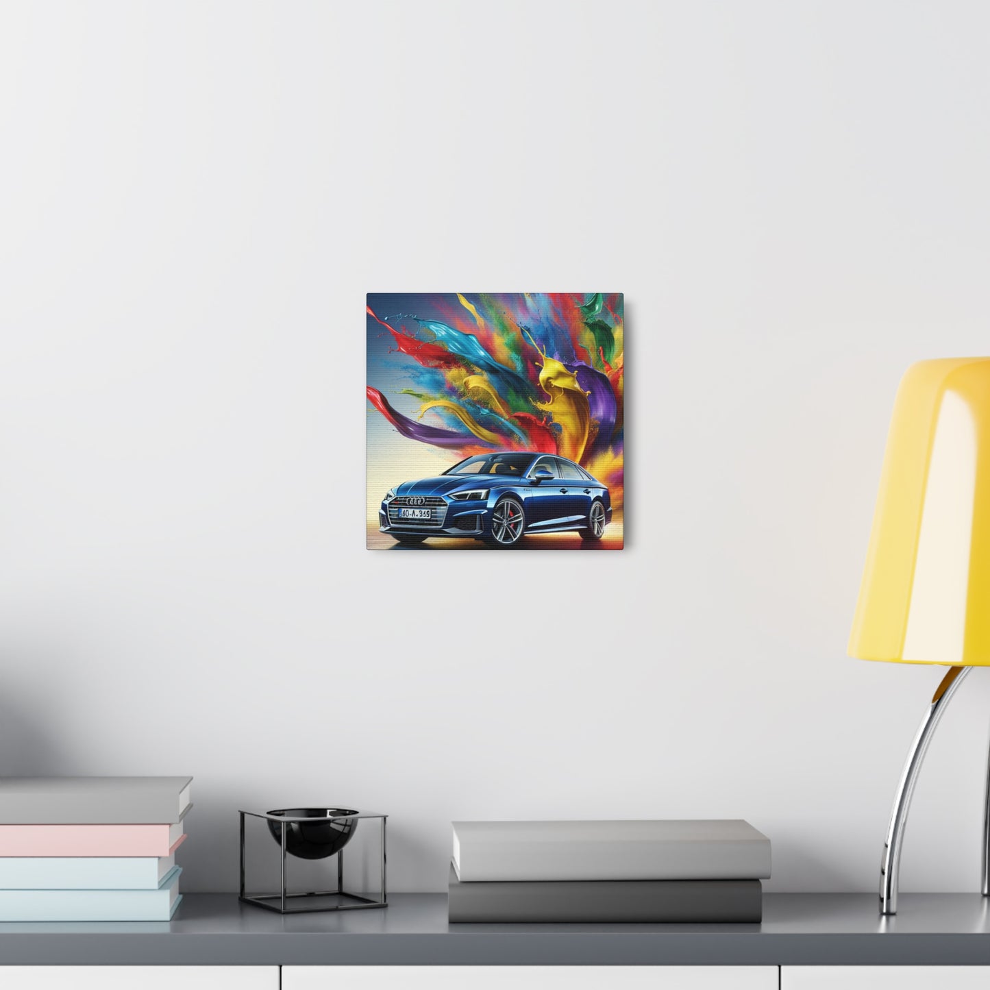 Audi A5 Car Canva Painting, Hand-painted Wall Art, Modern Home Decor, Car Enthusiast Gifts, Perfect for Office and Man Cave Decor