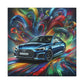 Audi A5 Canva Painting, Hand Painted Wall Art, Luxury Car Decor, Modern Home Office, Unique Gift for Car Lovers and Enthusiasts