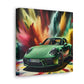 Porsche 911 Wall Art, Luxury Car Painting, Canva Print, Home Decor, Gift for Car Enthusiast and Classic Car Lover