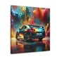 Nissan GT-R Car Canva Painting - Modern Wall Art Decor for Automotive Enthusiasts, Vehicle Inspired Home Decor, Unique Car Lover's Gift